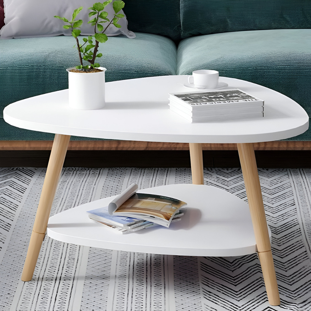 Mesa De Centro Vintage Triangular