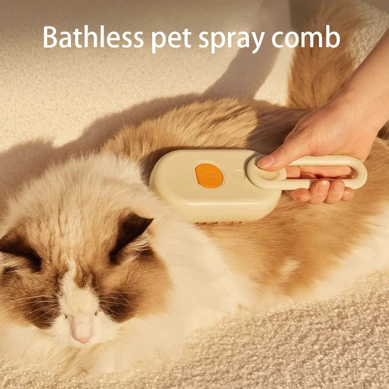Cepillo de vapor 3 en 1 para gatos y perros