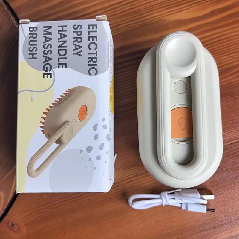 Cepillo de vapor 3 en 1 para gatos y perros