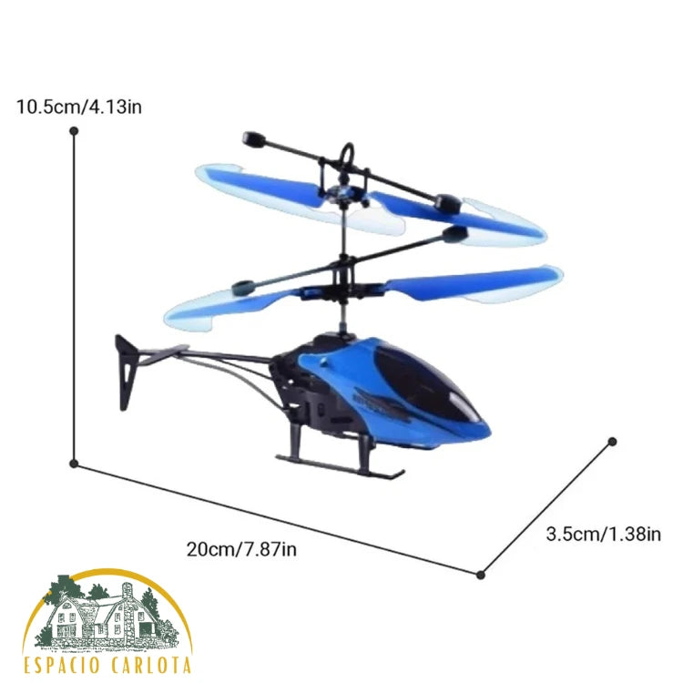 Mini Helicóptero Con Sensor de Inducción