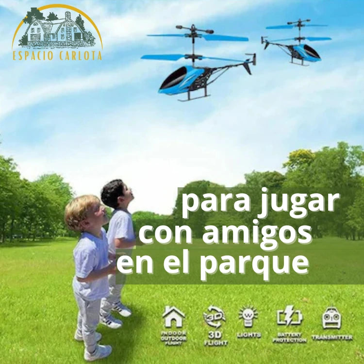 Mini Helicóptero Con Sensor de Inducción