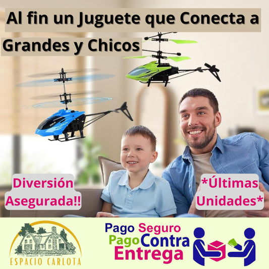 Mini Helicóptero Con Sensor de Inducción